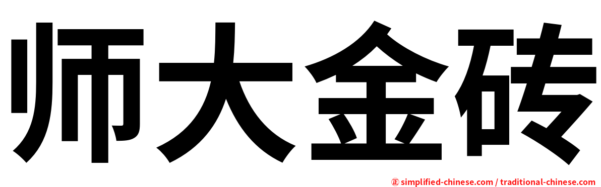 师大金砖