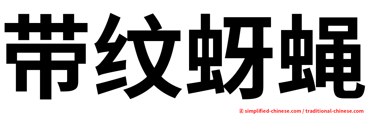带纹蚜蝇