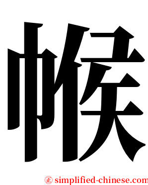 帿 serif font