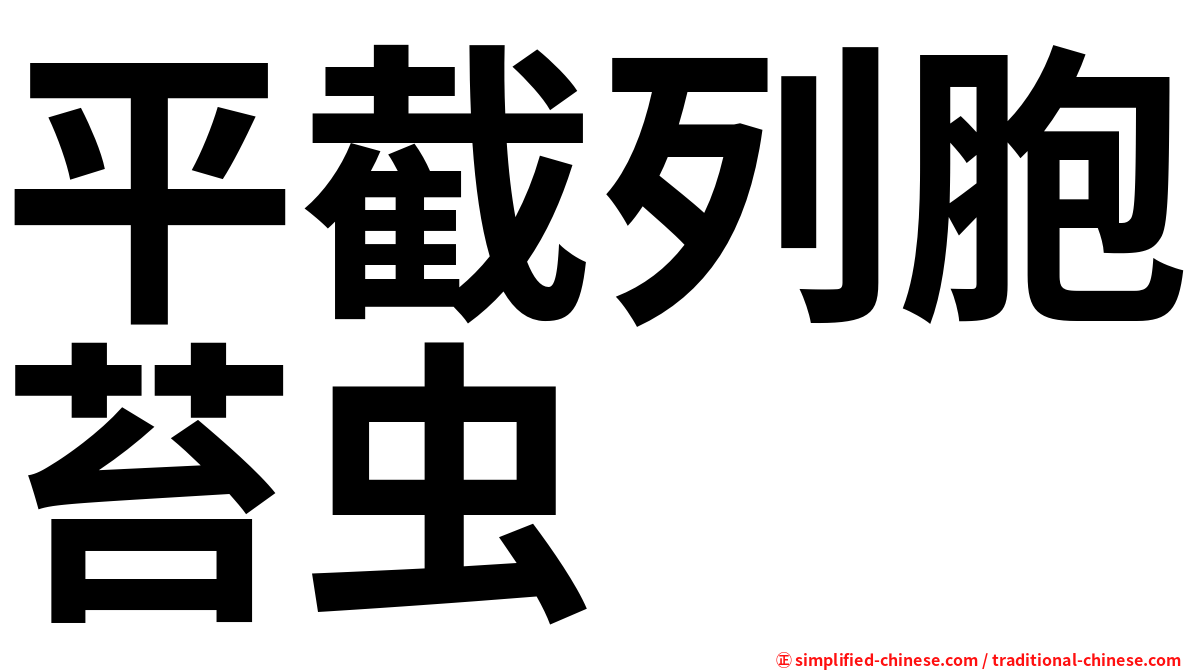 平截列胞苔虫