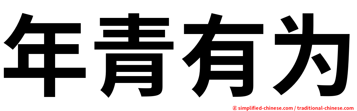 年青有为