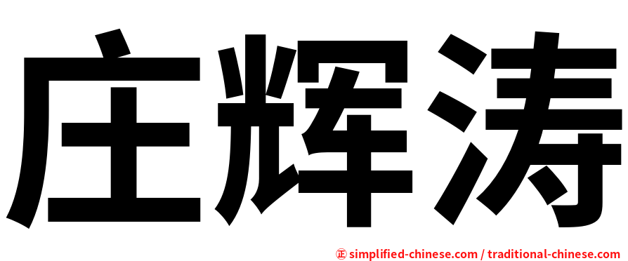 庄辉涛