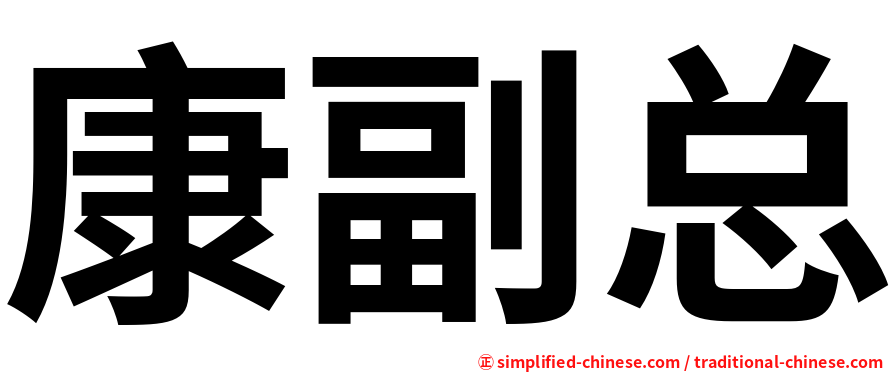 康副总
