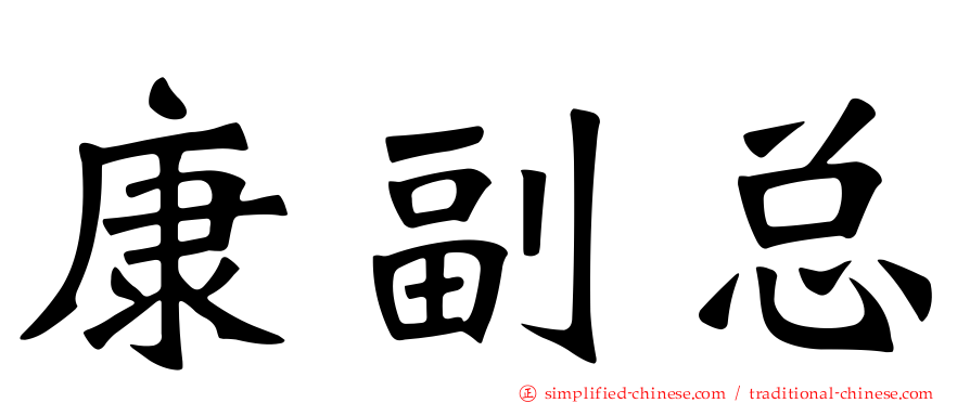 康副总