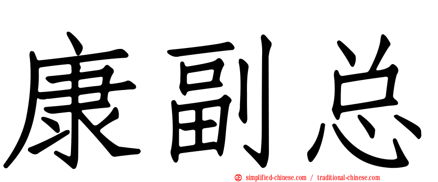 康副总