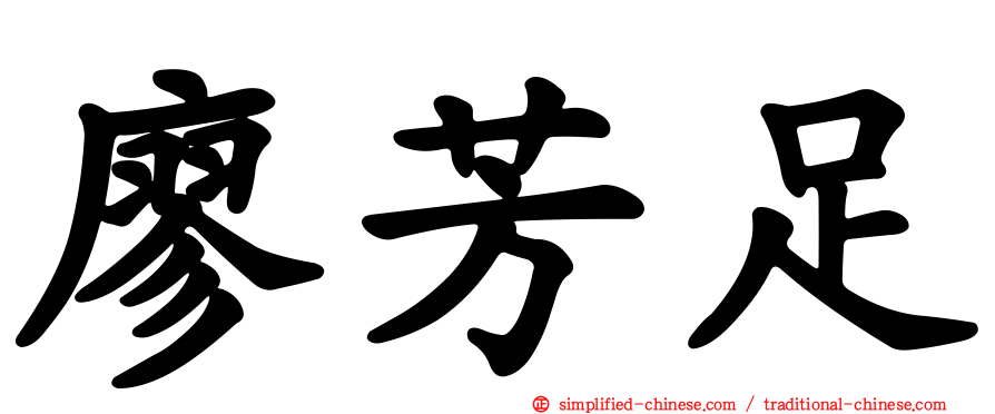 廖芳足