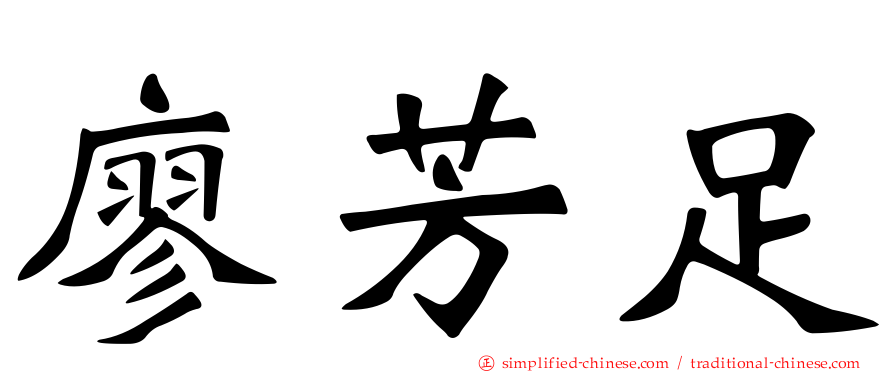 廖芳足