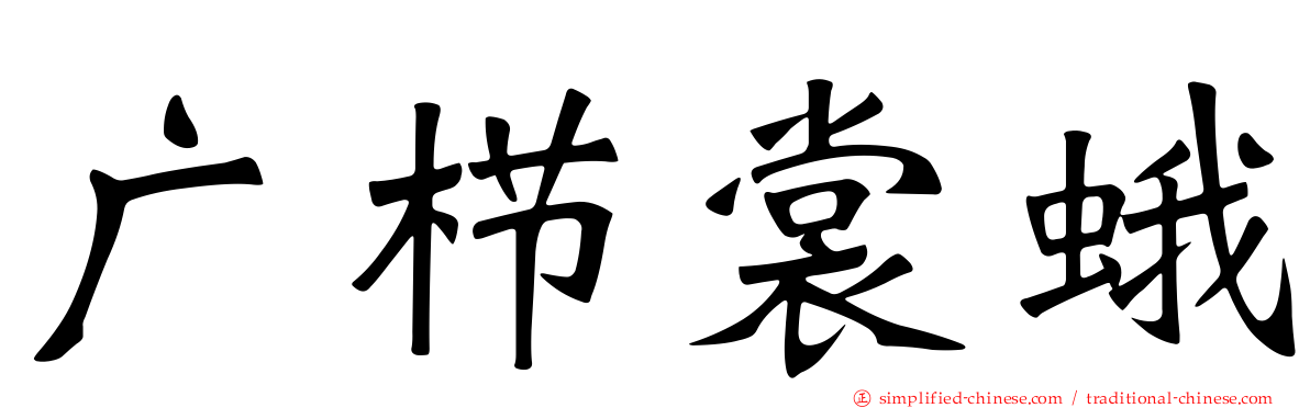 广栉裳蛾