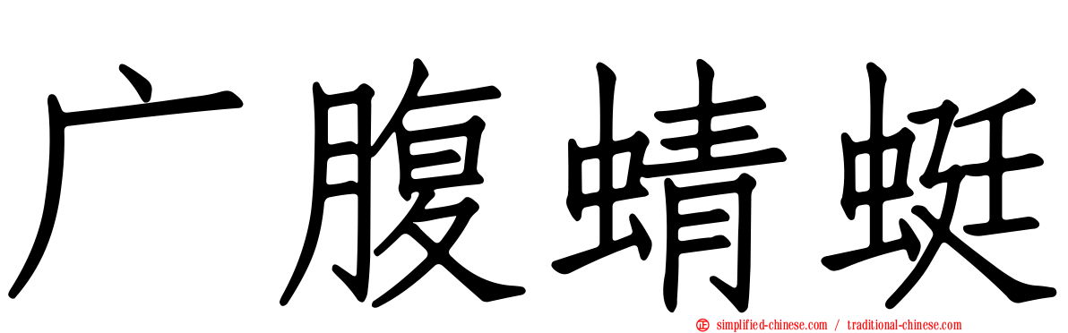 广腹蜻蜓