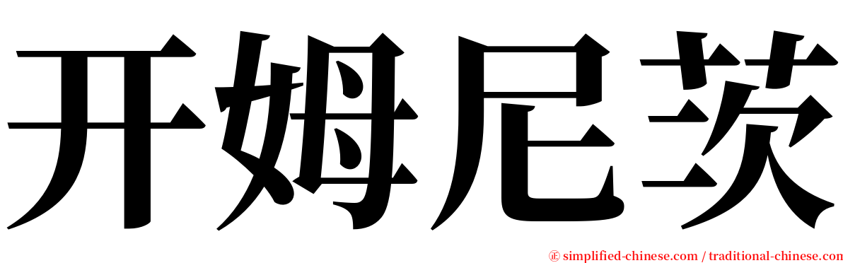 开姆尼茨 serif font