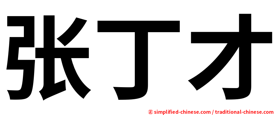 张丁才