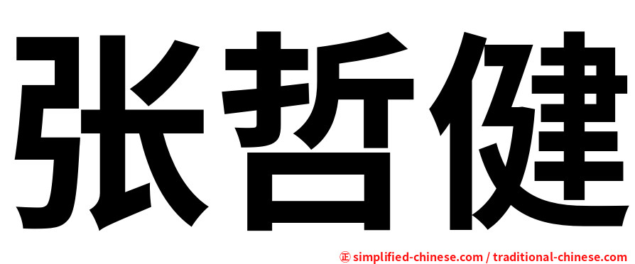 张哲健