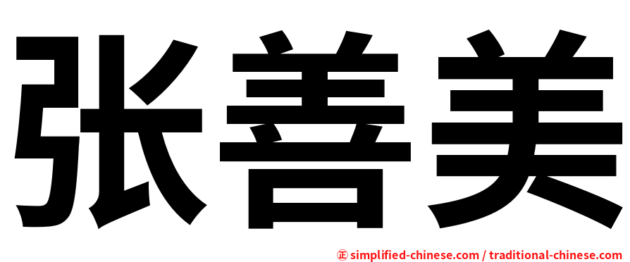 张善美