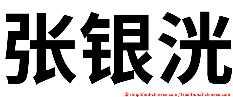 张银洸