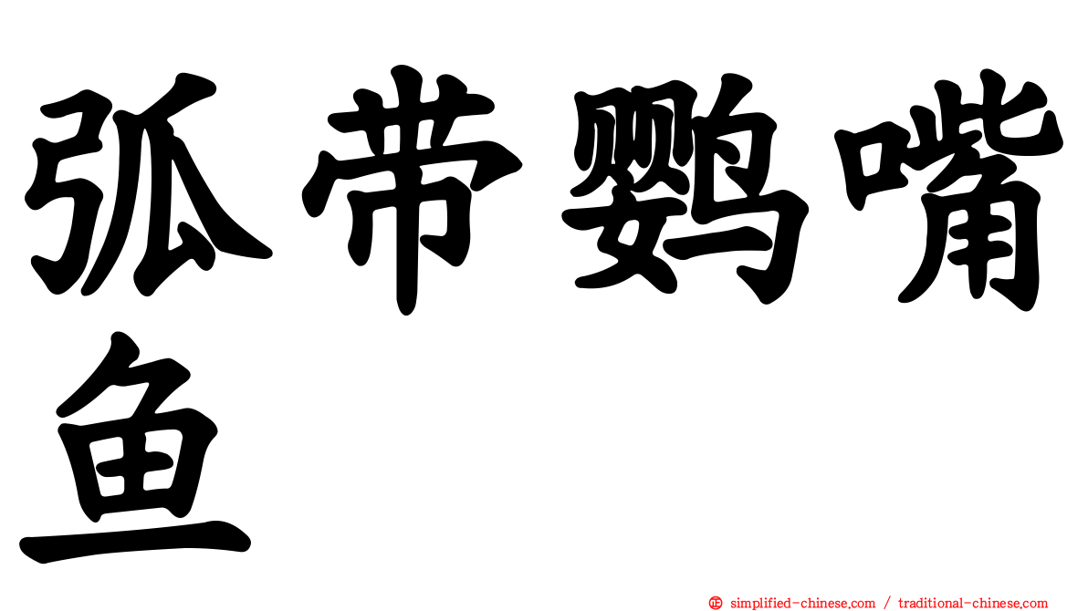 弧带鹦嘴鱼