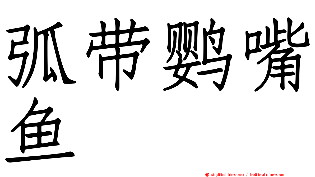 弧带鹦嘴鱼