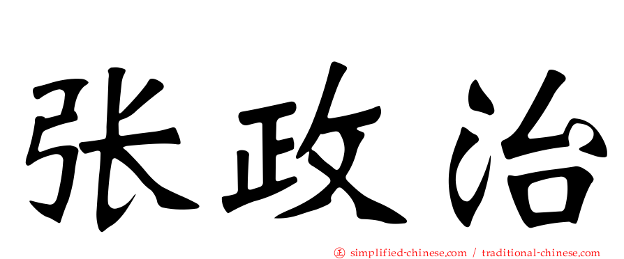 张政治