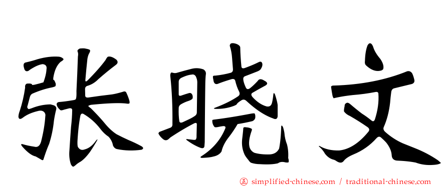 张晓文