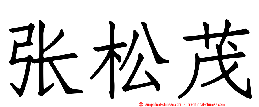 张松茂