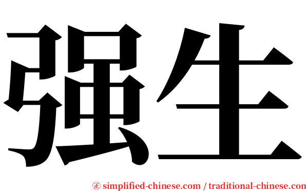 强生 serif font