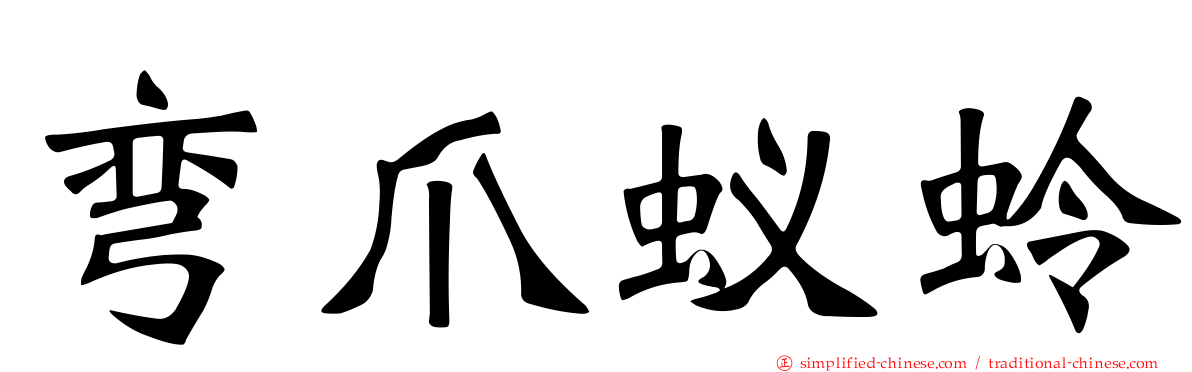 弯爪蚁蛉