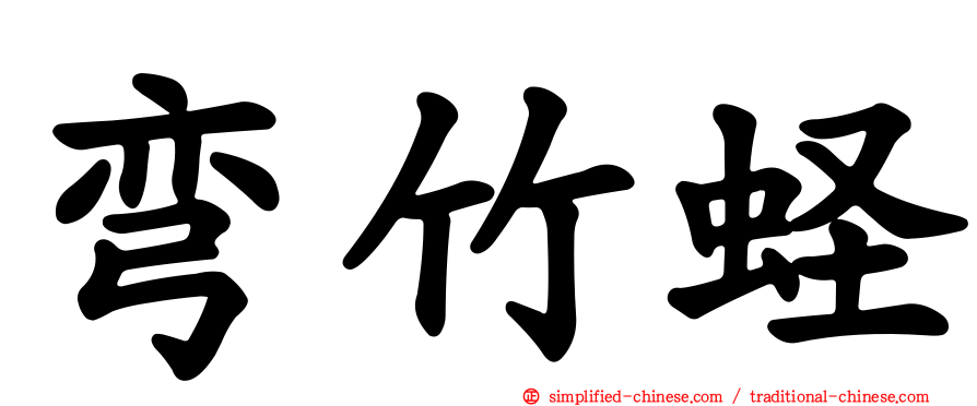 弯竹蛏