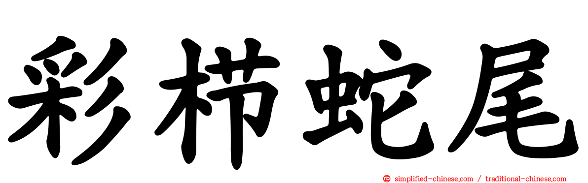 彩栉蛇尾