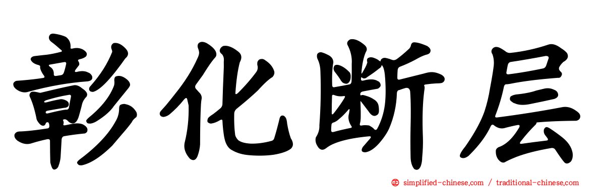 彰化断层