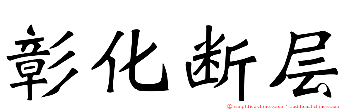彰化断层