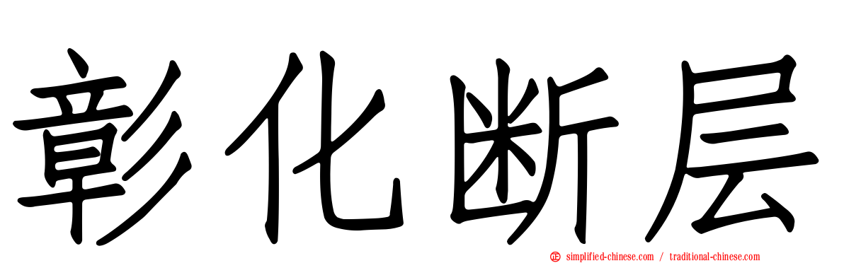 彰化断层