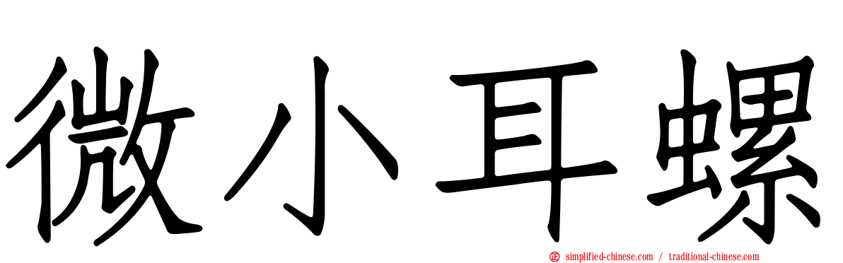 微小耳螺