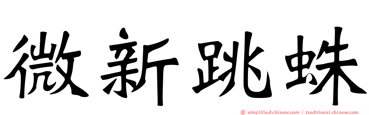 微新跳蛛