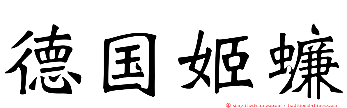 德国姬蠊