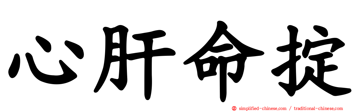 心肝命掟