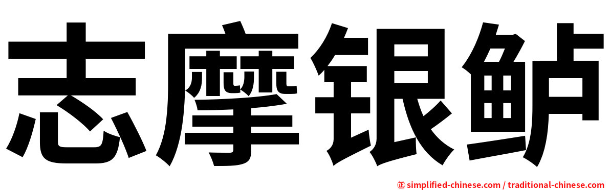 志摩银鲈