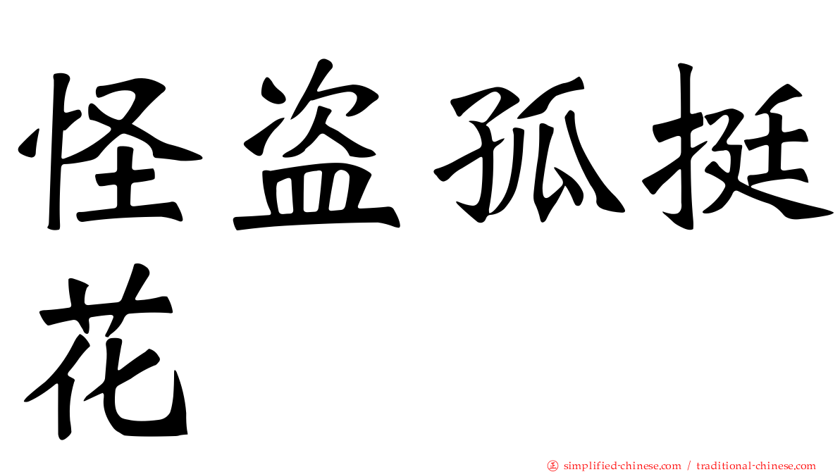怪盗孤挺花