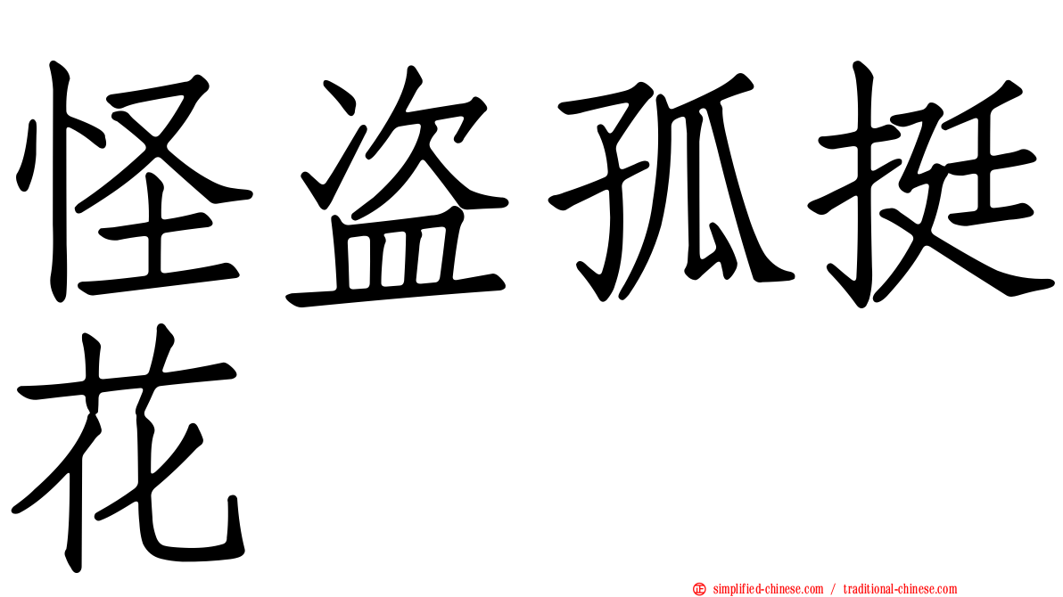 怪盗孤挺花