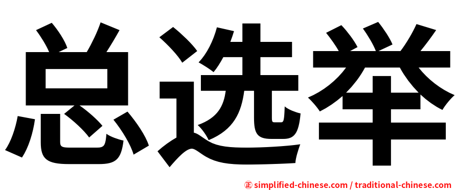 总选举