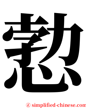 愂 serif font