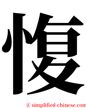 愎 serif font