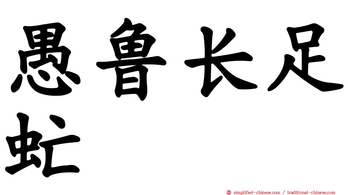 愚鲁长足虻