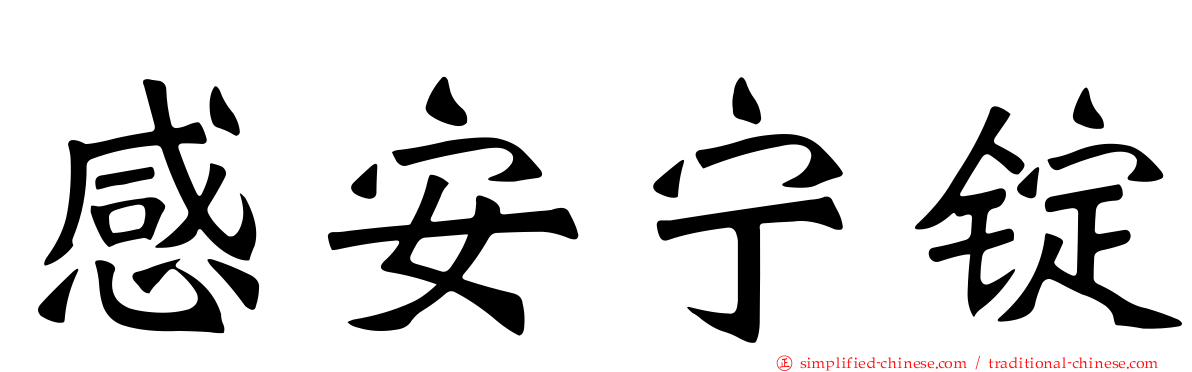 感安宁锭