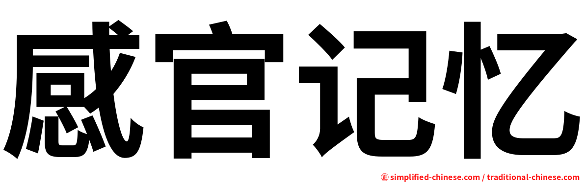 感官记忆