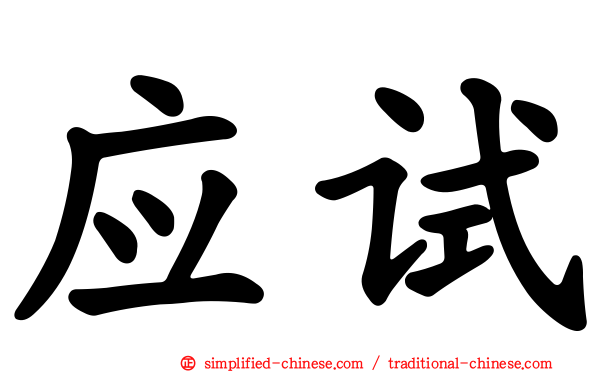 应试