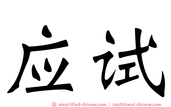 应试