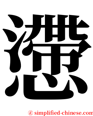 懘 serif font