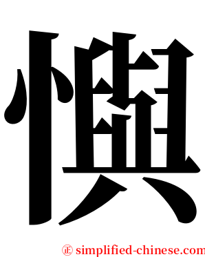 懙 serif font