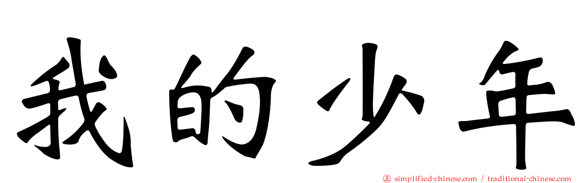 我的少年