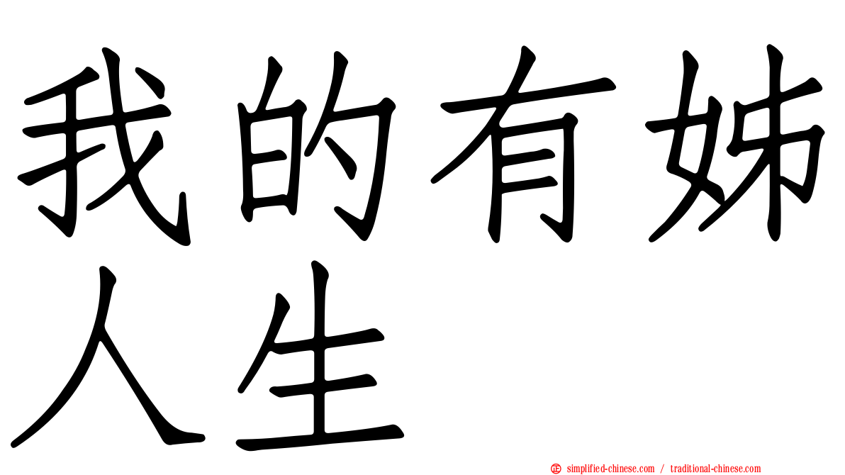 我的有姊人生
