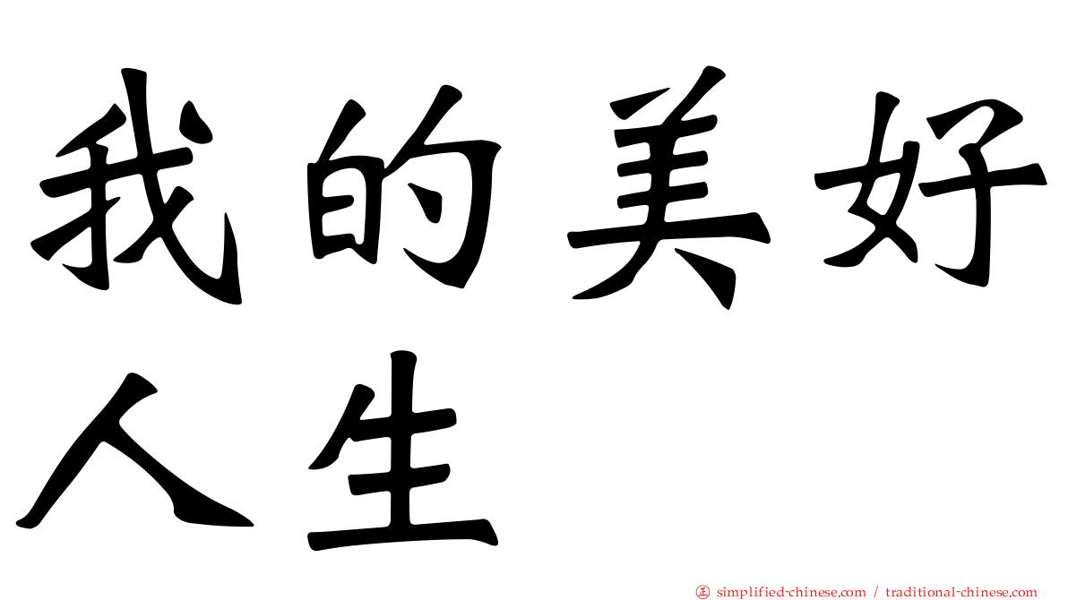 我的美好人生